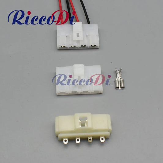 4 hole automotive unsealed plastic housing female male connector
