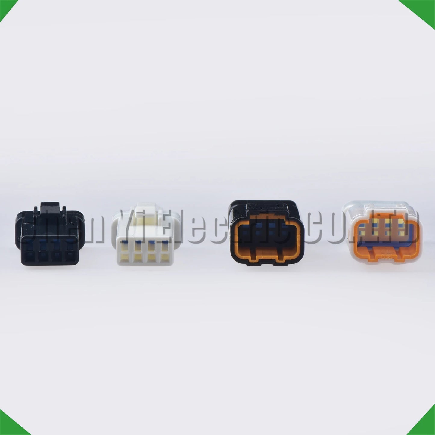 Set of 4 pin auto waterproof electronic connectors for 04R-JWPF-VSLE-S, 04T-JWPF-VSLE-S, JWPF-VSLE-D