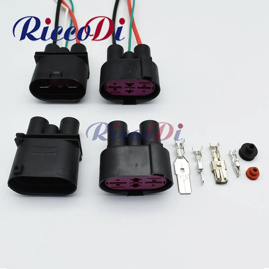 4 pin electronic fan harness female connector with terminal DJ7043Y-6.3-9.5-21