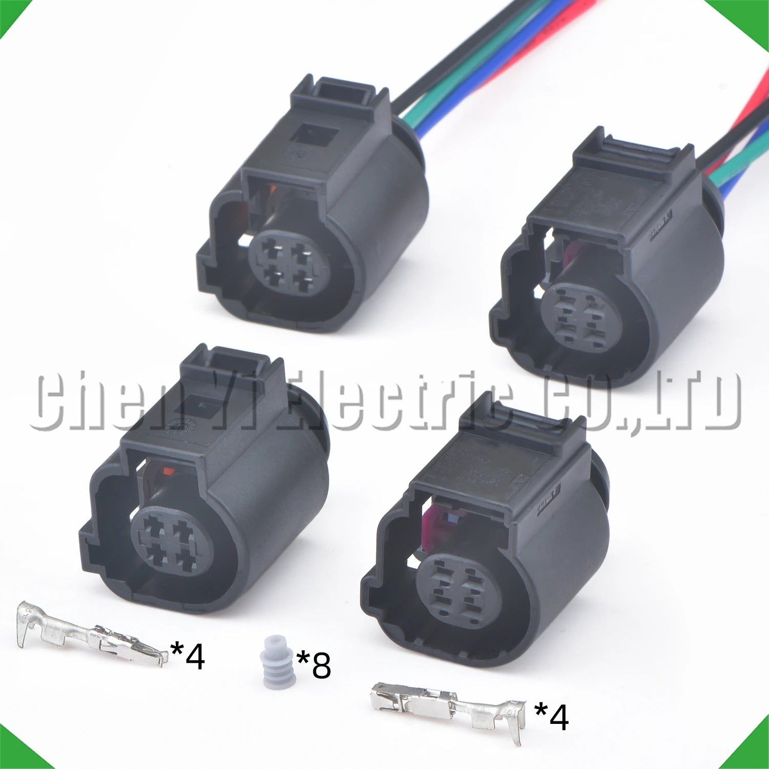 4 pin fog lamp connector wire harness plug for automotive lighting