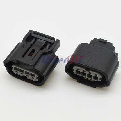 Plastic housing and brass terminal structure of 4 Pin automotive waterproof connector plug 6189-6948