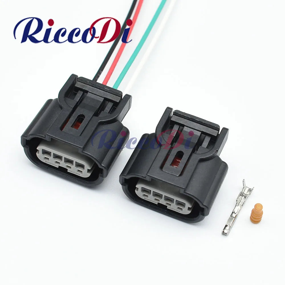 4 Pin automotive waterproof terminal connector plug female male brass socket 6189-6948 overview