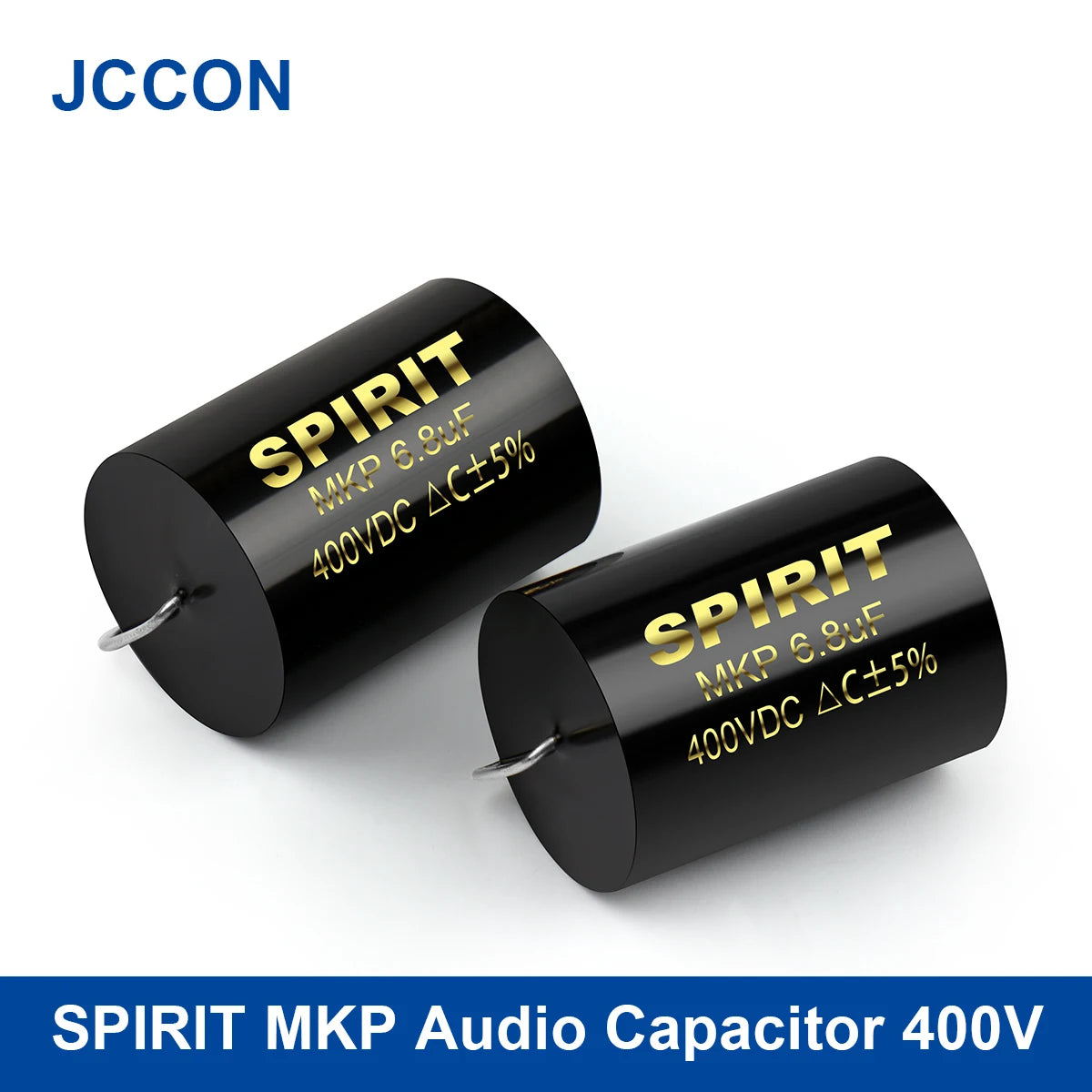 400V MKP metallized polypropylene audio capacitor, 2.2µF-10µF, ideal for HiFi frequency divider and speaker audio applications