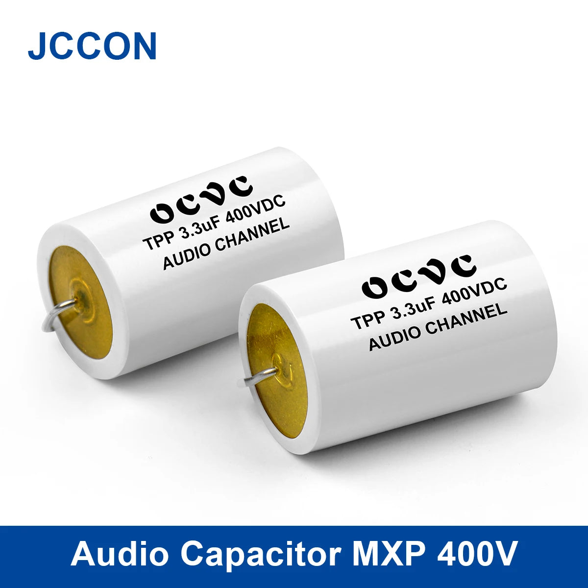 400V MXP polypropylene audio capacitor, 1.5µF-10µF, ideal for HiFi frequency divider circuits and speaker applications