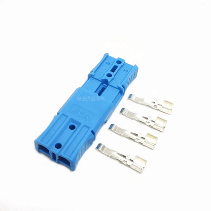 40A high current battery plug connectors used in forklift and battery charging applications