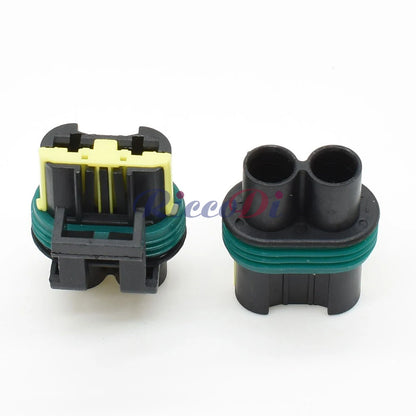 Sealed weatherproof design of 444230-1 automotive electrical connector for reliable connections