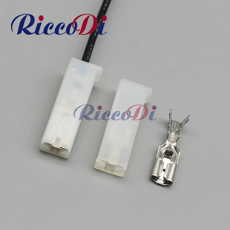 4.8mm automotive electrical plastic housing connector designed for wiring harness connections