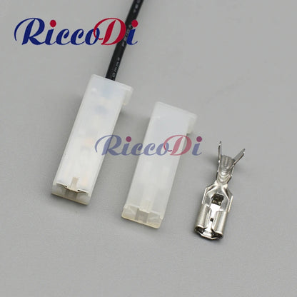 4.8mm automotive electrical plastic housing connector designed for wiring harness connections