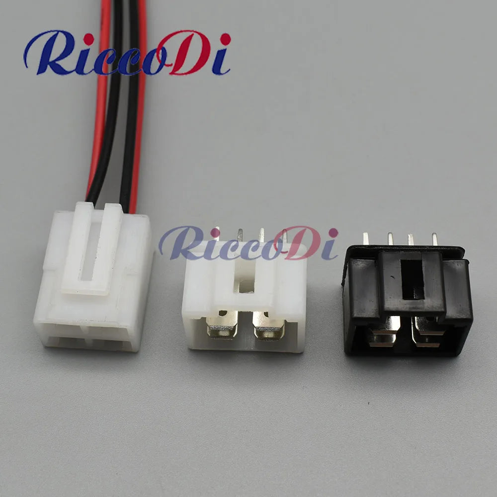 4 Pin Car Motorcycle Rectifier Electrical Plug DJ70410-6.3-21 male female connector with brass terminal CD70 overview