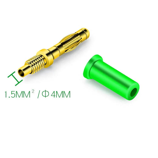 4mm lantern type banana plug gold plated pure copper for speaker wire connection