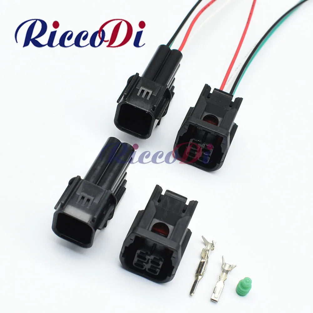 4P Car Headlight LED Tail Light Socket AC Assembly Wiring Harness Connector 6181-3783 6189-7409