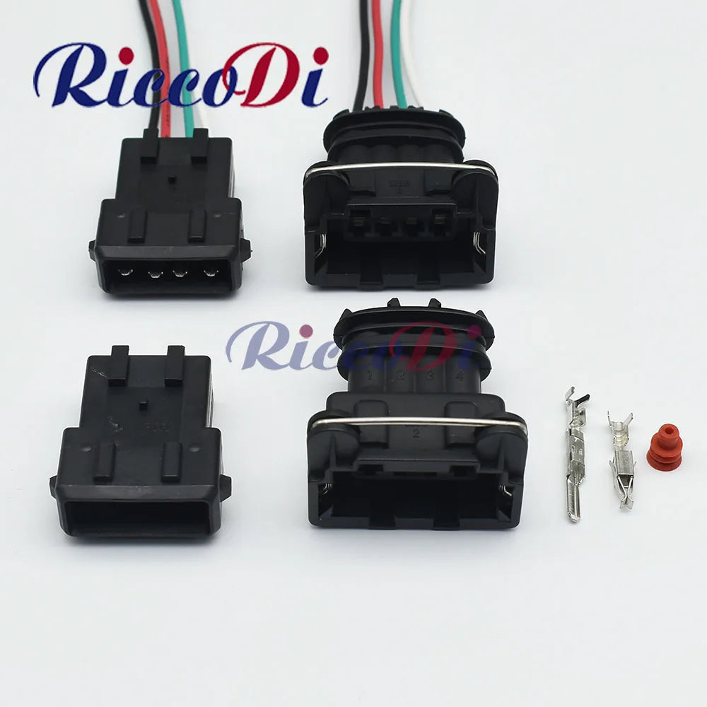 4 Pin 3.5mm automotive junior power timer socket plug connector 282192-1 overview for oxygen sensor and ignition coil