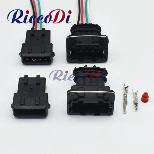 4 Pin 3.5mm automotive junior power timer socket plug connector 282192-1 overview for oxygen sensor and ignition coil