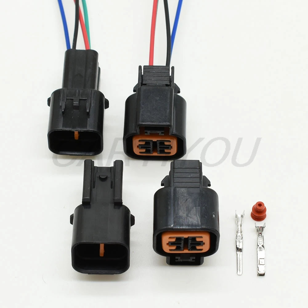 Demonstration of connecting 4 Pin PB621-04020 PB625-04027 Male Female Auto Connector for Hyundai Kia