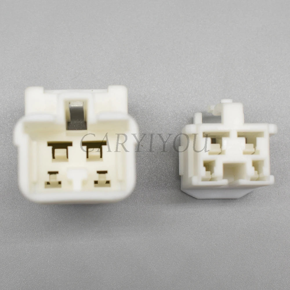 4 pin automotive wire harness connector with plastic housing and terminals, unsealed design for secure car wiring connections