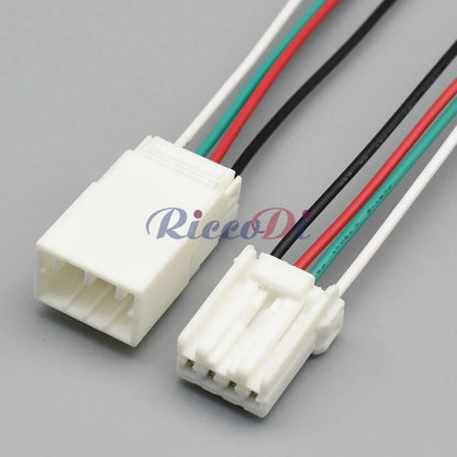 4 Pin black white male female waterproof automotive connector cable plug 174929-1 174922-1 in car wiring system