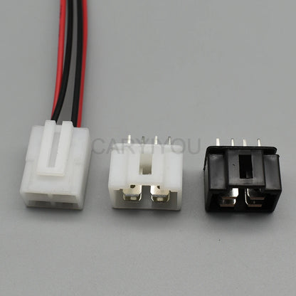 Detail of waterproof housing for 4 Pin DJ70410-6.3-21 male female electrical connector CD70