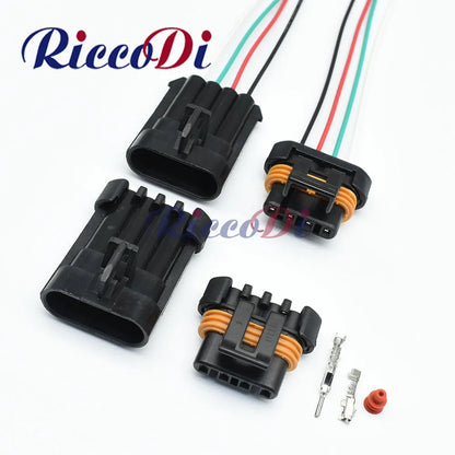 4 Pin Waterproof Delphi Car Connector 12162144 Oxygen Sensor O2 plug overview for Holden Barina Frontera TK UT 1.6L F16D3