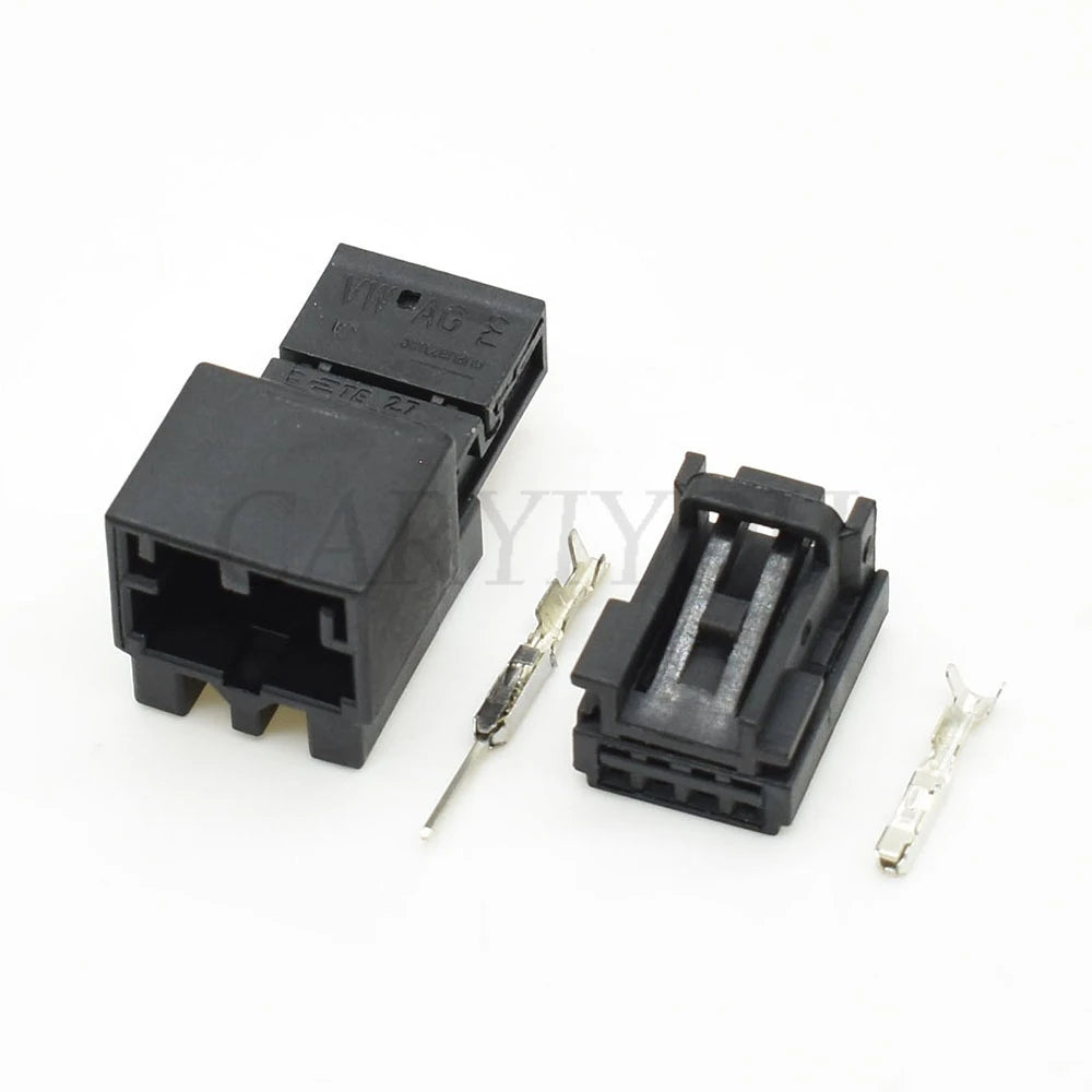 Plastic housing structure of 4 Pin Door Lifter Switch plug 1-1670989-1 1534148 8K0 973 754 8K0973754 8K0972994 for VW Audi automotive wiring harness