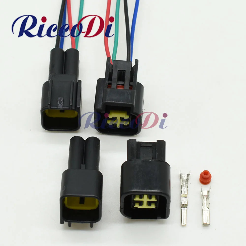 4 Pin FWY-C-4F-B Automotive Waterproof Connector 12444-5504-2 Ignition Coil Wiring Socket Plug for Ford overview