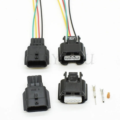 Plastic housing structure of 7282-8853-30 7283-8853-30 4 pin waterproof automotive plug MAP sensor connector
