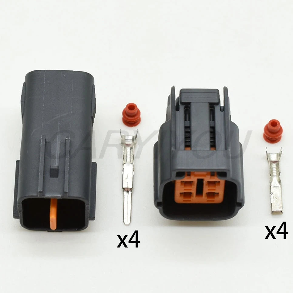 4 pin female male oxygen O2 sensor plug socket automotive connector 6195-0018 6195-0015 used in car wiring systems