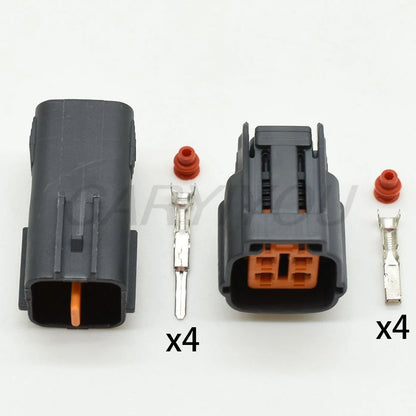 4 pin female male oxygen O2 sensor plug socket automotive connector 6195-0018 6195-0015 used in car wiring systems
