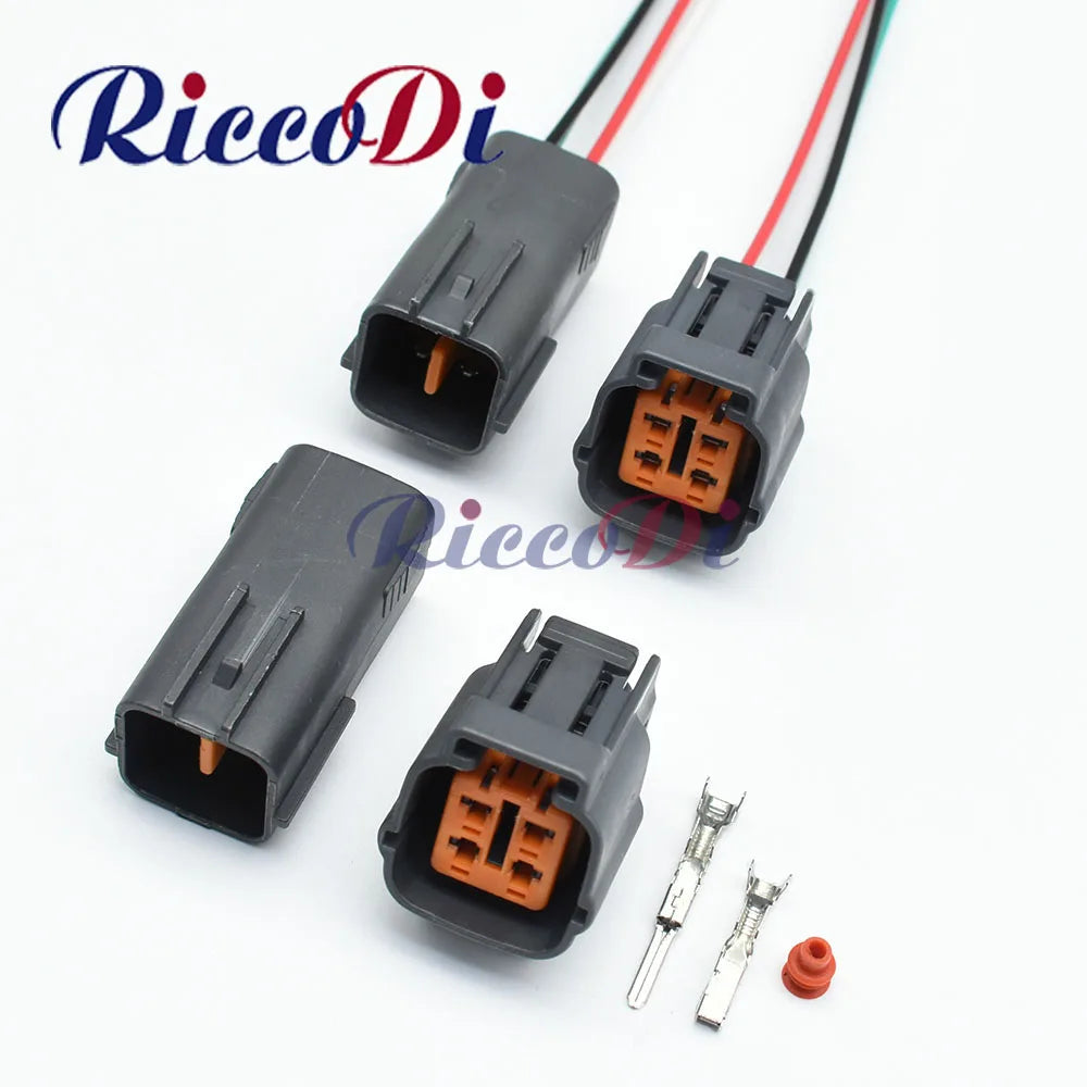 4 pin female male oxygen O2 sensor plug socket automotive connector 6195-0018 6195-0015 overview