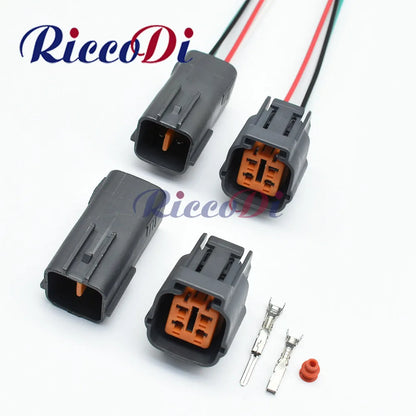 4 pin female male oxygen O2 sensor plug socket automotive connector 6195-0018 6195-0015 overview
