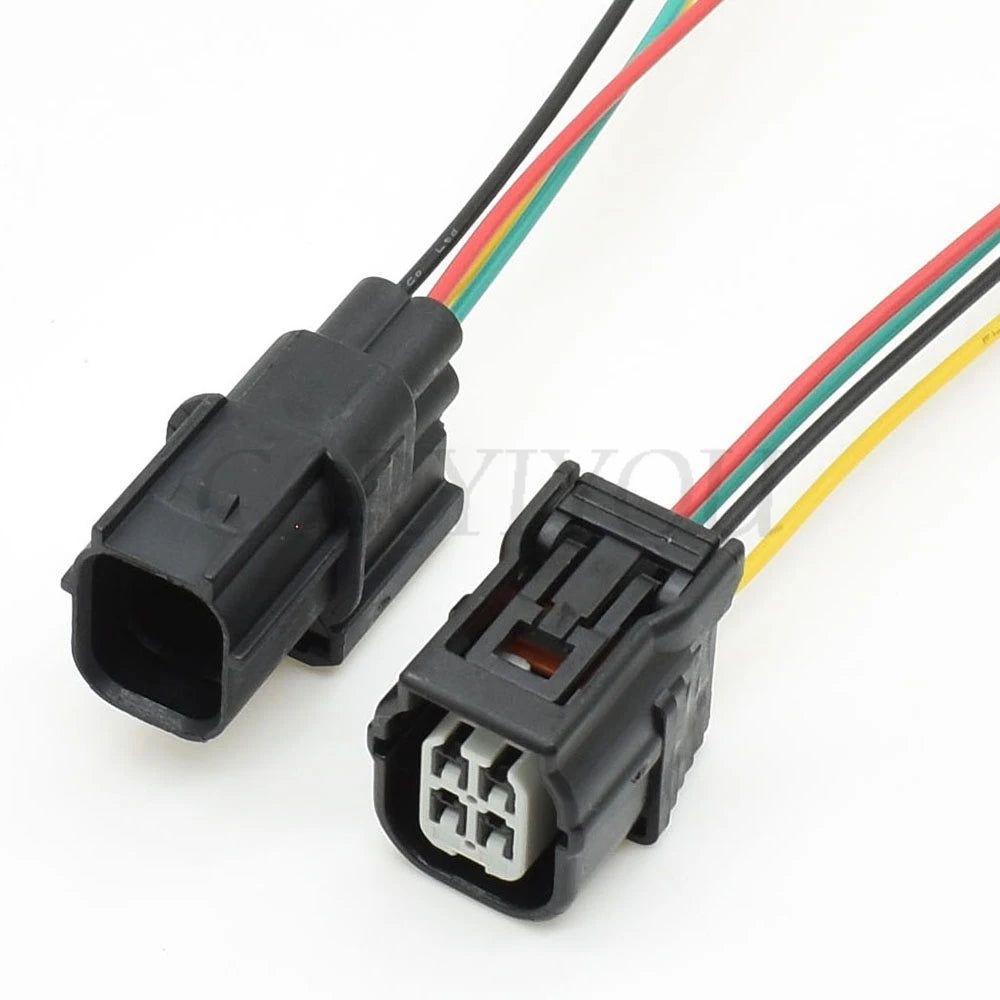 Close-up view of 4 Pin Sumitomo HV HVG 040 O2 Oxygen Sensor connector terminals DJ70410-1-11 6189-7039 6188-4776, waterproof automotive