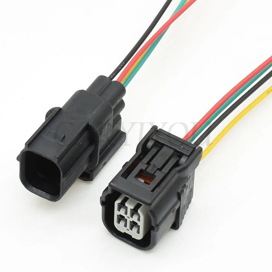 Close-up view of 4 Pin Sumitomo HV HVG 040 O2 Oxygen Sensor connector terminals DJ70410-1-11 6189-7039 6188-4776, waterproof automotive