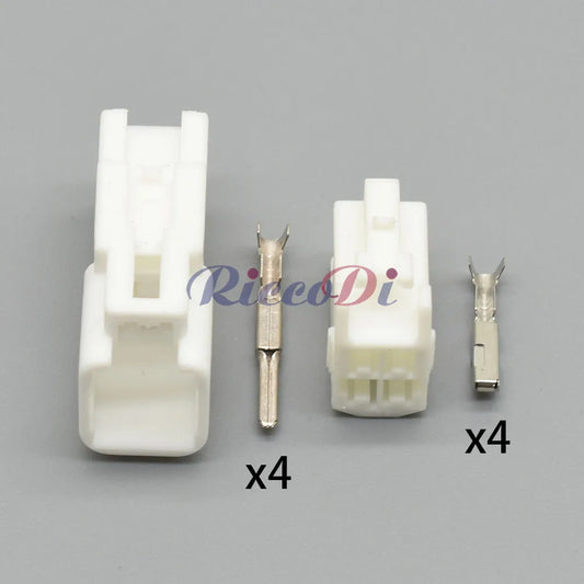 Close-up of 4 Pin Automotive Connector 6520-0349 7282-1042 SRS Air Spring terminals for Toyota Lexus