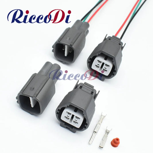 4 Pin Toyota Oxygen Sensor Connector Plug Female Male Waterproof Automotive Harness overview