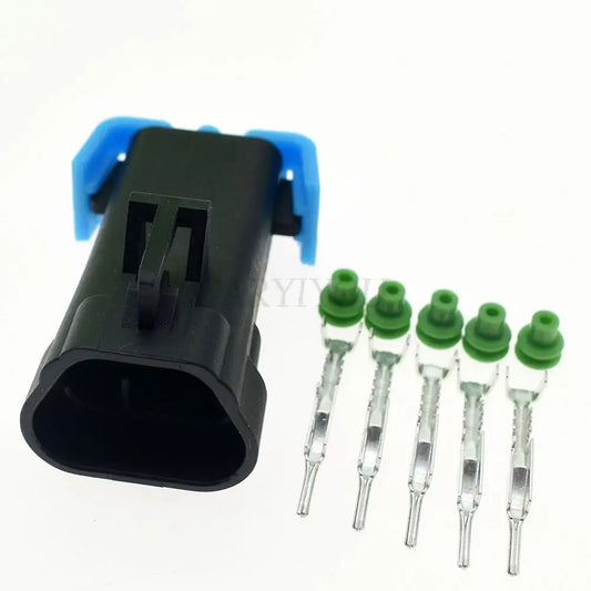 5 hole automotive oxygen sensor plug waterproof female male cable socket for BUICK Regal Cruze 12146047 12092839