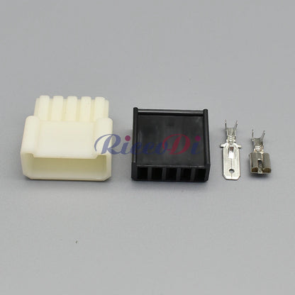 5 pin Citroen glass lift switch connector interface view for car wiring