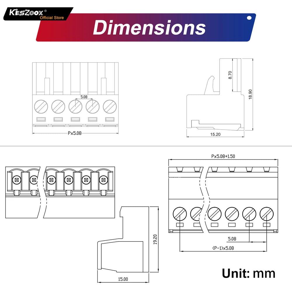 5.08mm 2 Pin Phoenix Type Connector-14