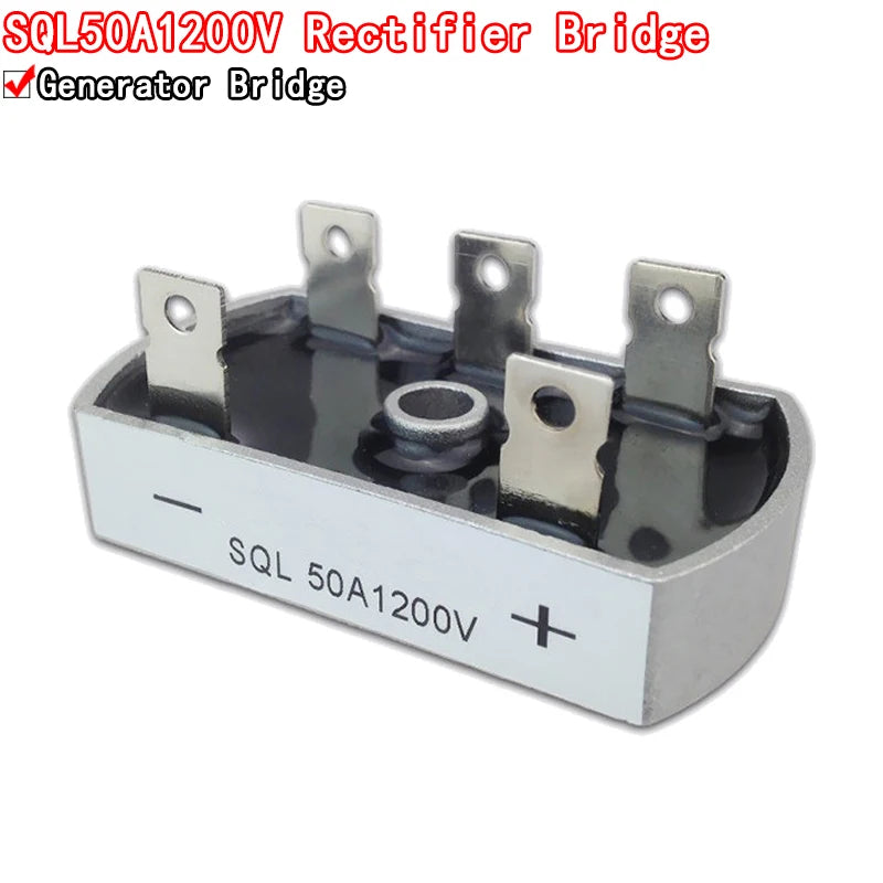 50A 1200V 3-phase diode bridge rectifier SQL50A with aluminum metal case for power electronics and industrial applications