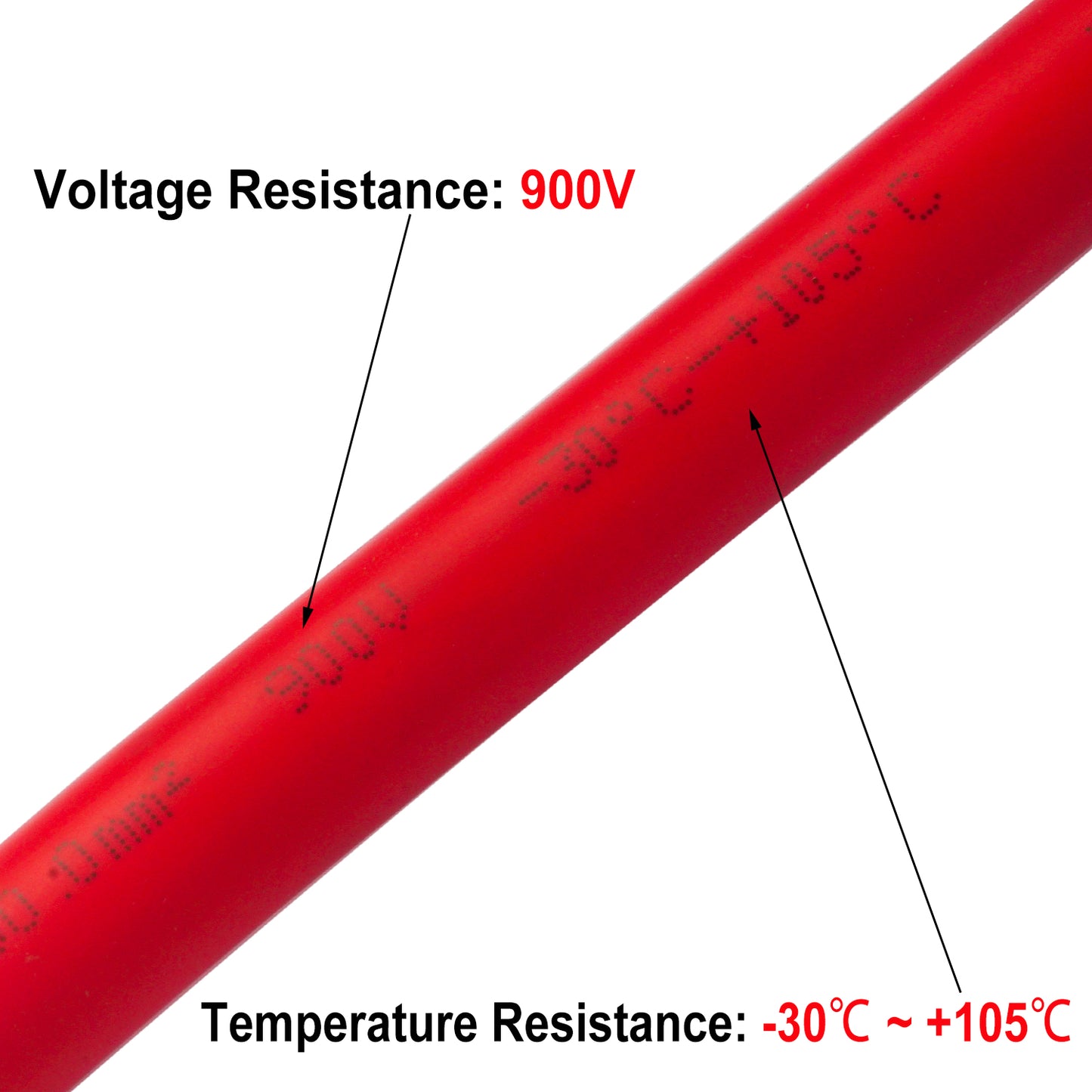 50mm² multi-strand pure copper conductor cable designed for flexible and low resistance electrical connections