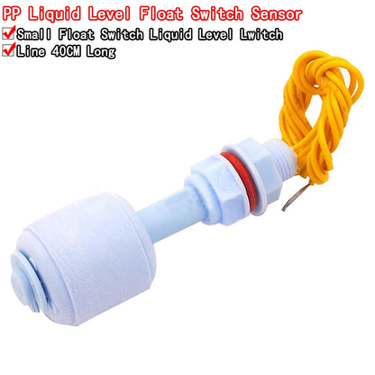 52mm polypropylene horizontal float liquid level sensor for water level detection and fluid control applications