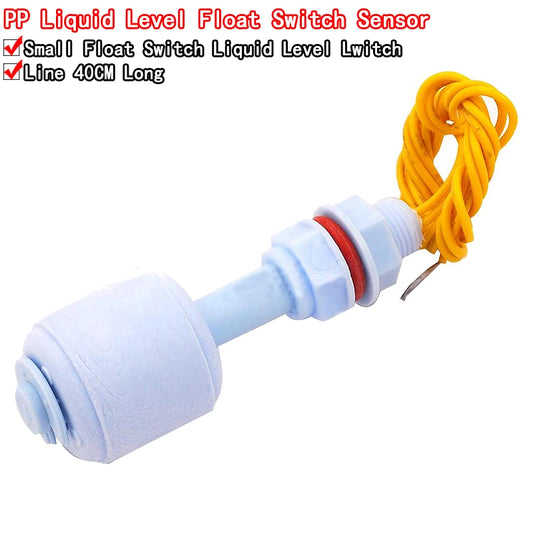 52mm polypropylene horizontal float liquid level sensor for water level detection and fluid control applications