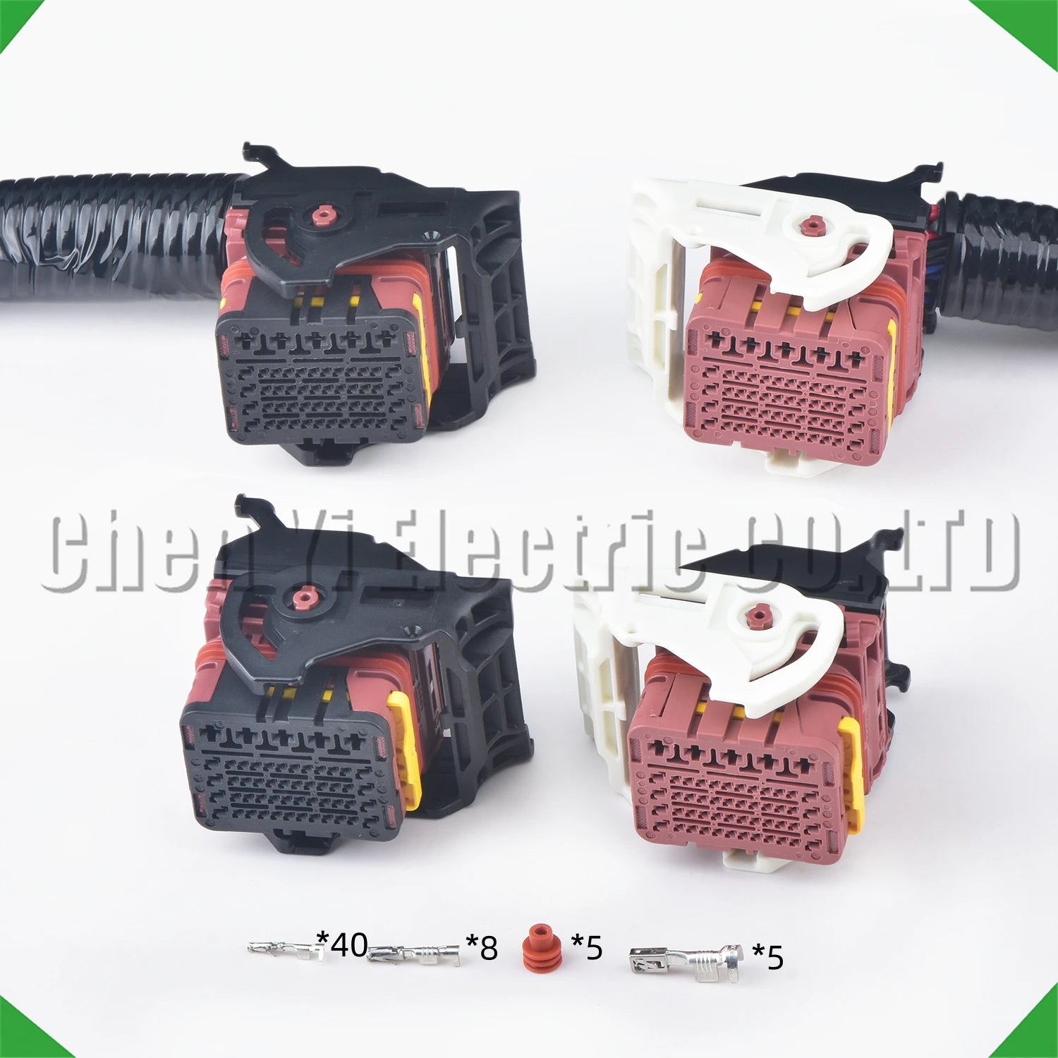 53 pin receptacle modular wiring plug for ECU connector