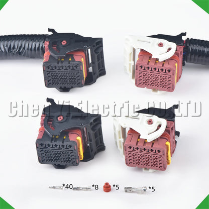53 pin receptacle modular wiring plug for ECU connector