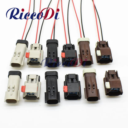 8 pin automotive waterproof connector 54200207 for brake light and headlight wiring applications