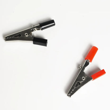 55mm alligator clip showing screw terminal and binding post structure for power electronics