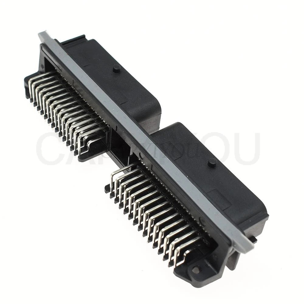FCI 56 Pin female male ECU connector showing shell and pin locking structure
