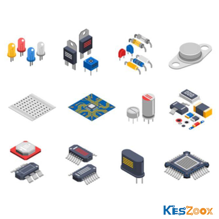 Authorized brand electronic components — Infineon ThinPAK MOSFET, Texas Instruments IC, Qorvo RF, STMicroelectronics power components — 100% genuine, RoHS certified