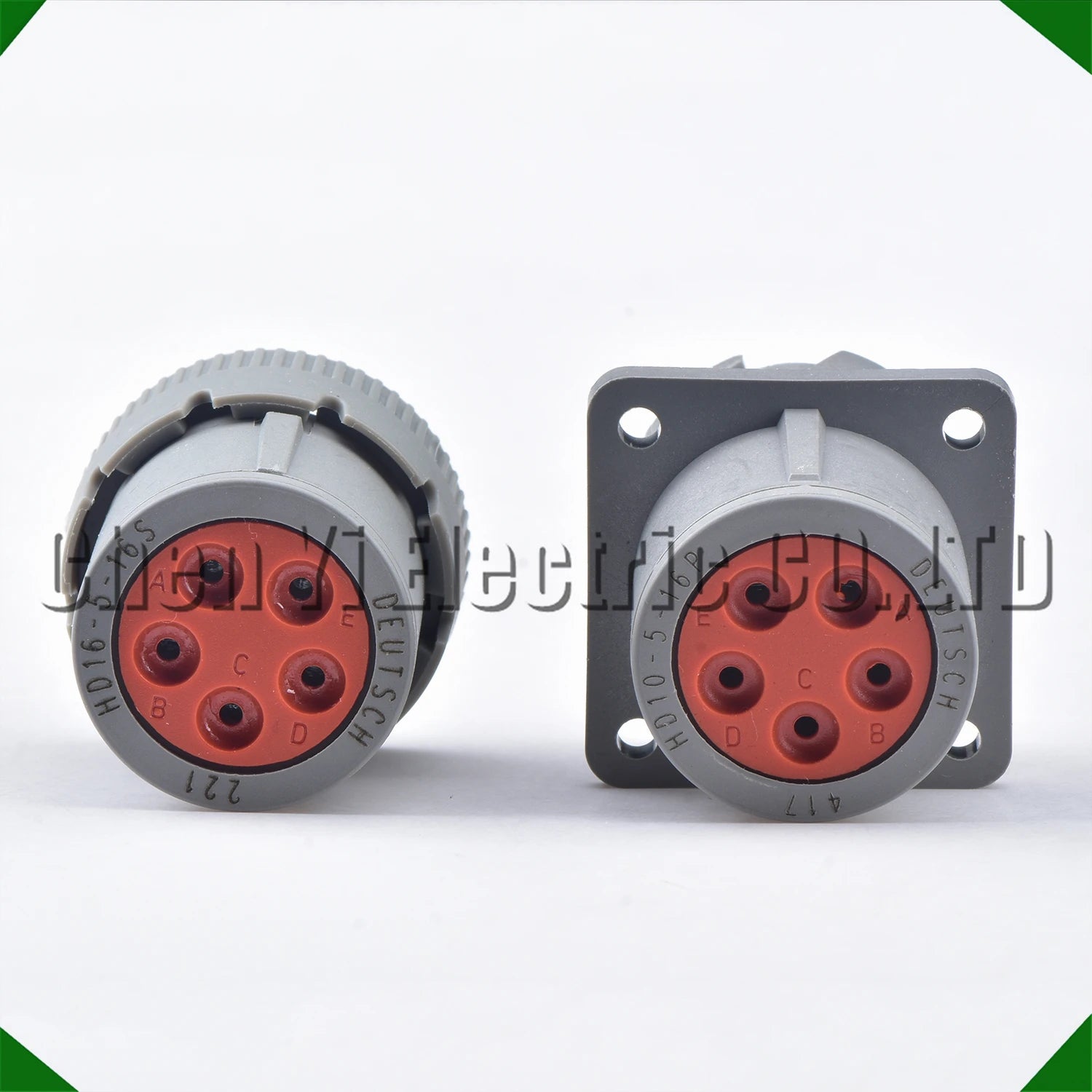 gray 5 pin waterproof Deutsch connector
