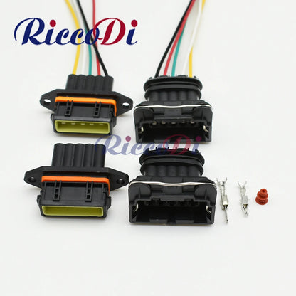 5 Pin 282193-1 auto sealed Junior Power Timer JPT connector 3.5MM female and male socket plug DJ7053CA-3.5-21