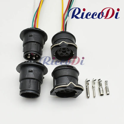 5 Pin waterproof auto headlight assembly wire connector plug for VW J6