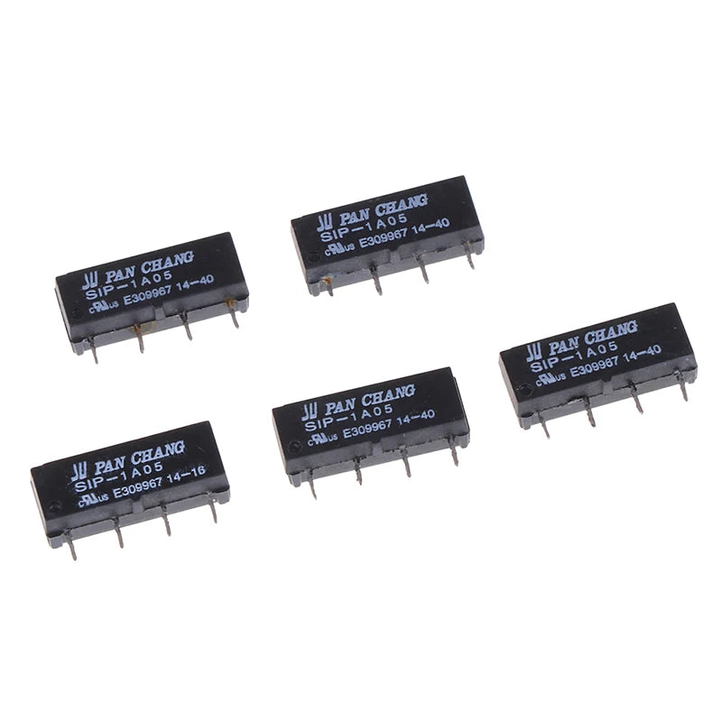 5V relay switch for control and electronic circuits